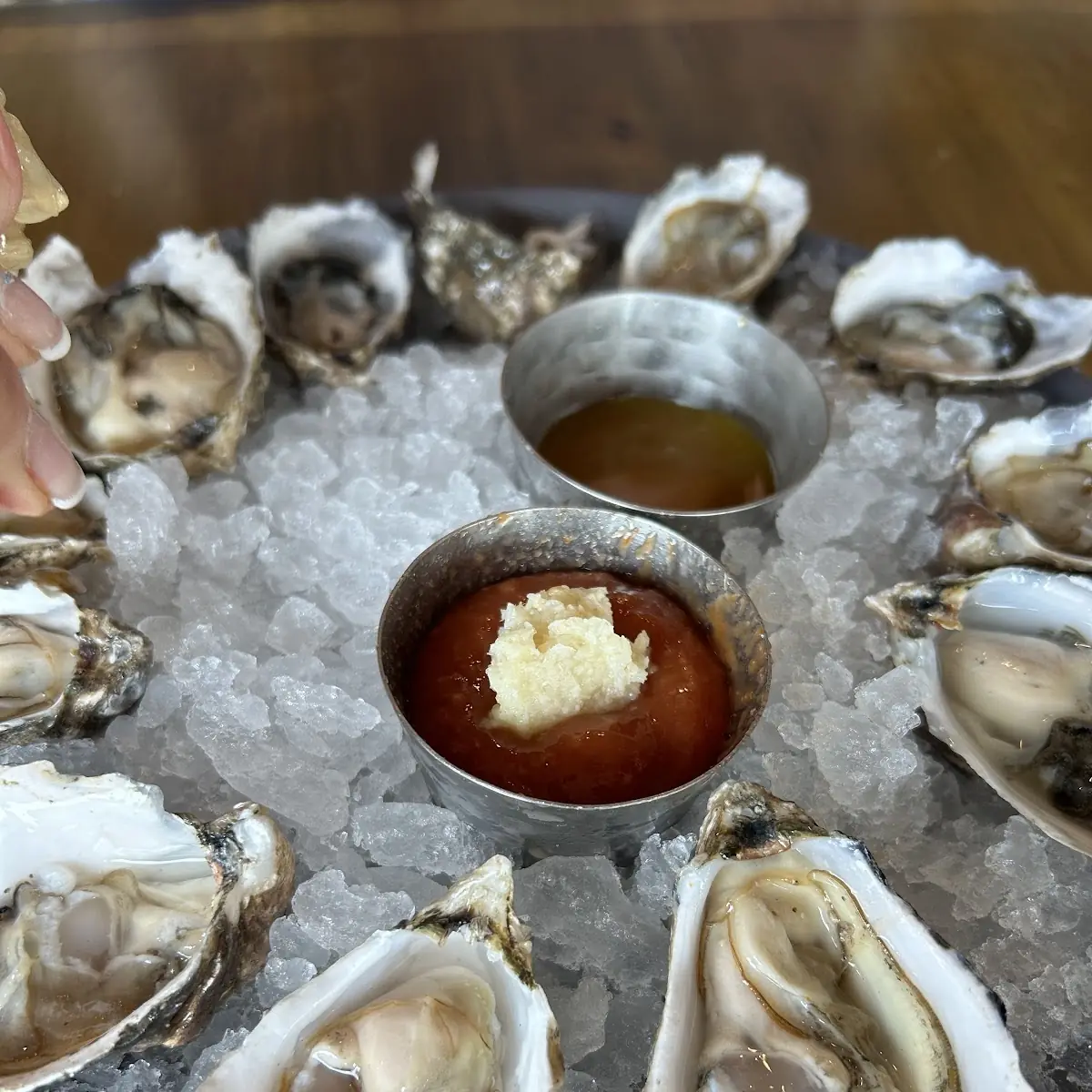 Seasonal Oysters on the Half Shell