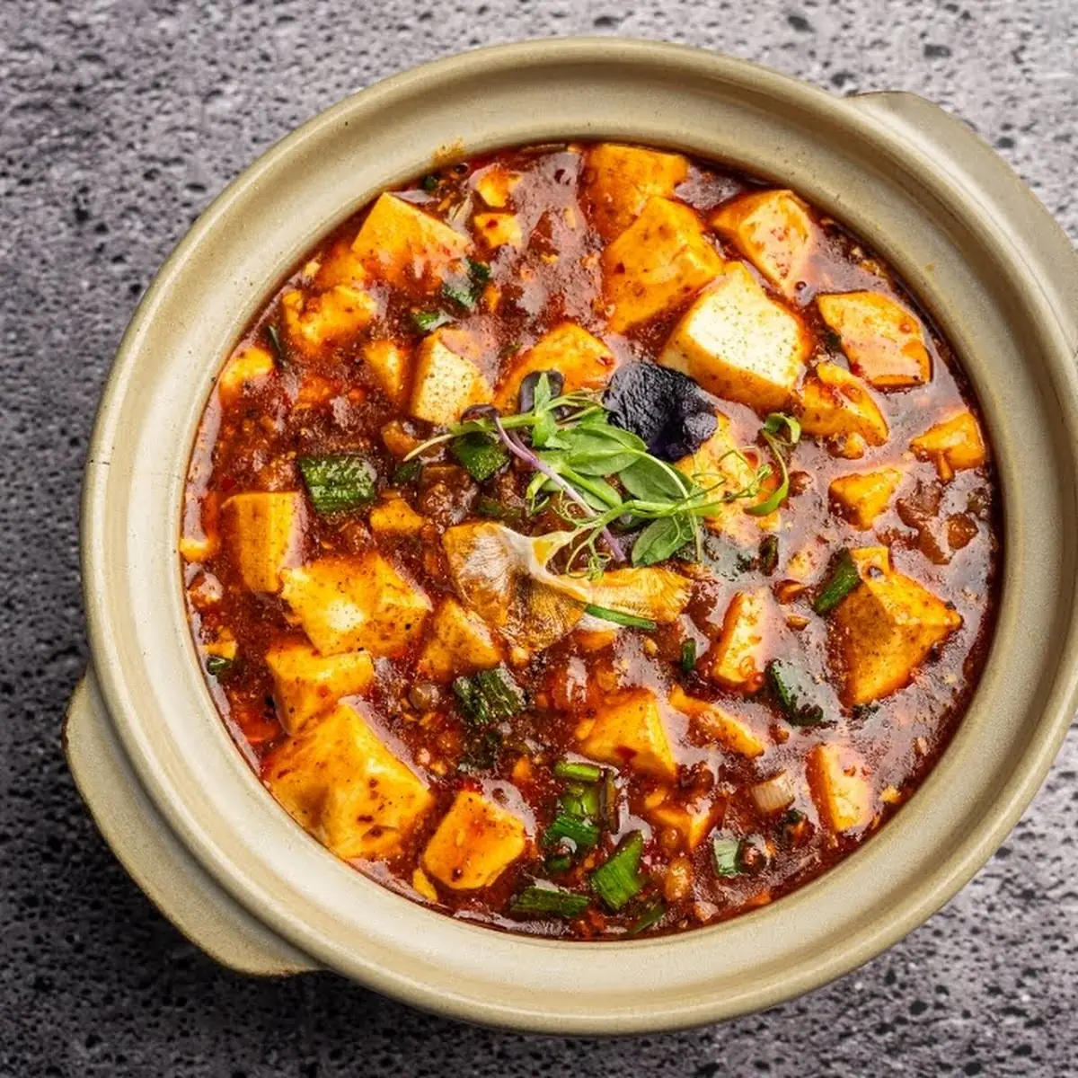 Mapo Tofu with Steamed Rice