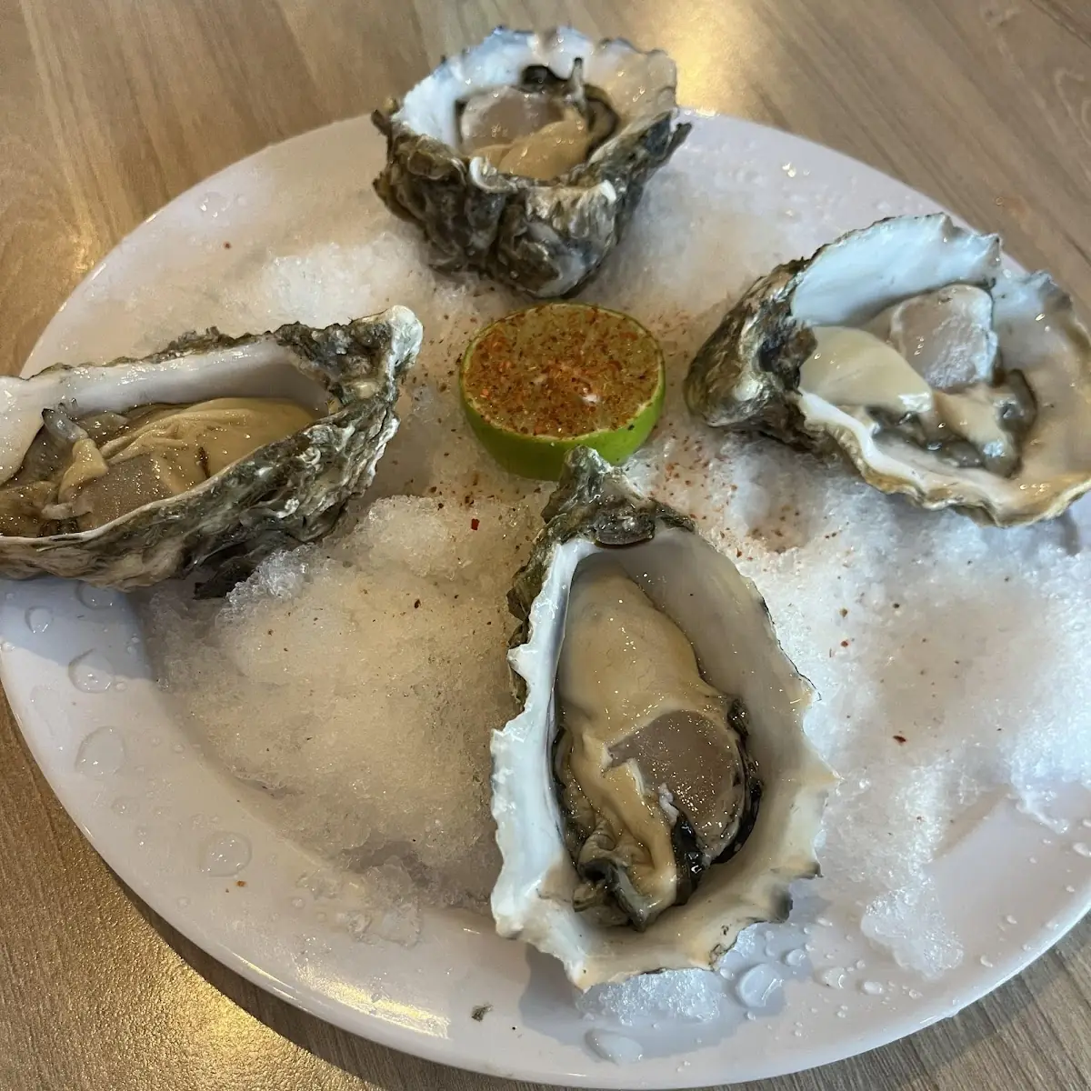 Fresh Oysters with Lime and Chili