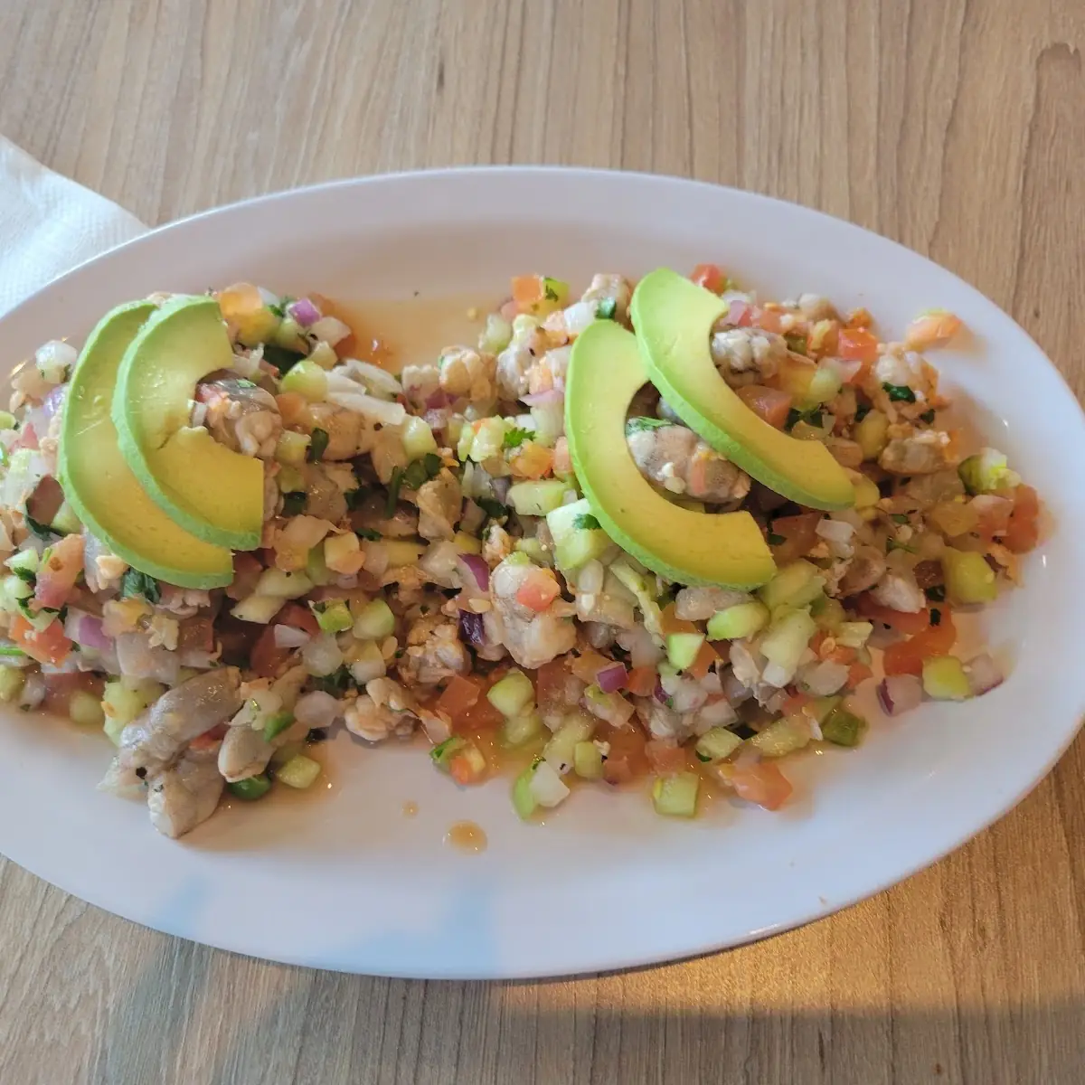 Shrimp Ceviche Tostada
