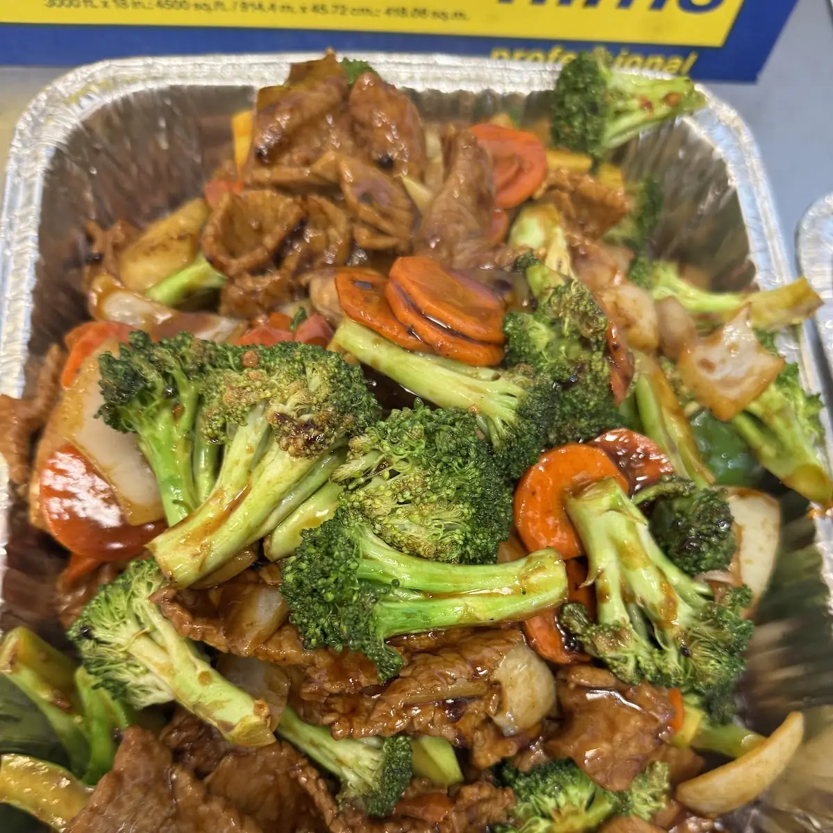 Triple Delight Beef Chicken Shrimp Tray