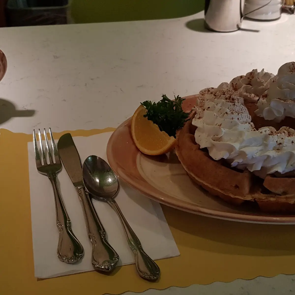 Cinnamon-Apple Waffle