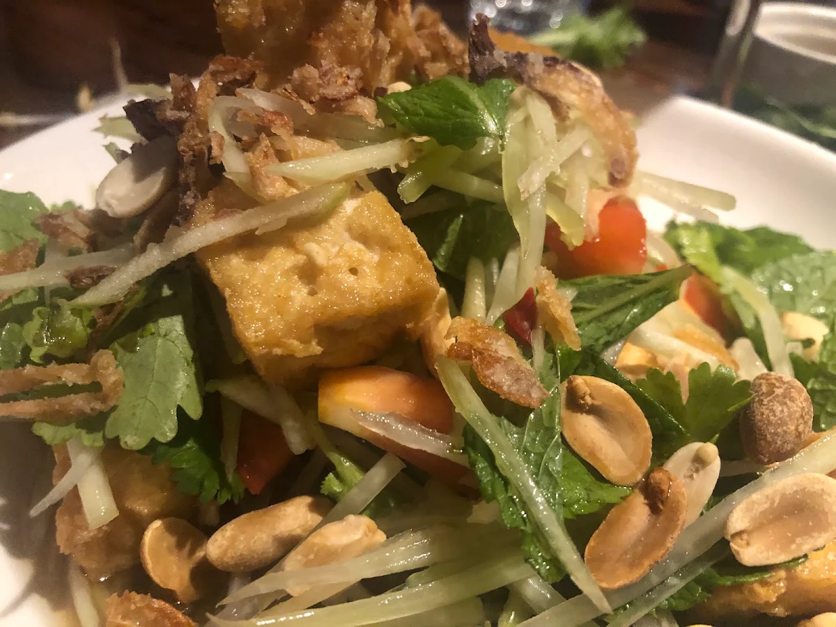 Salad, Black Ginger Restaurant