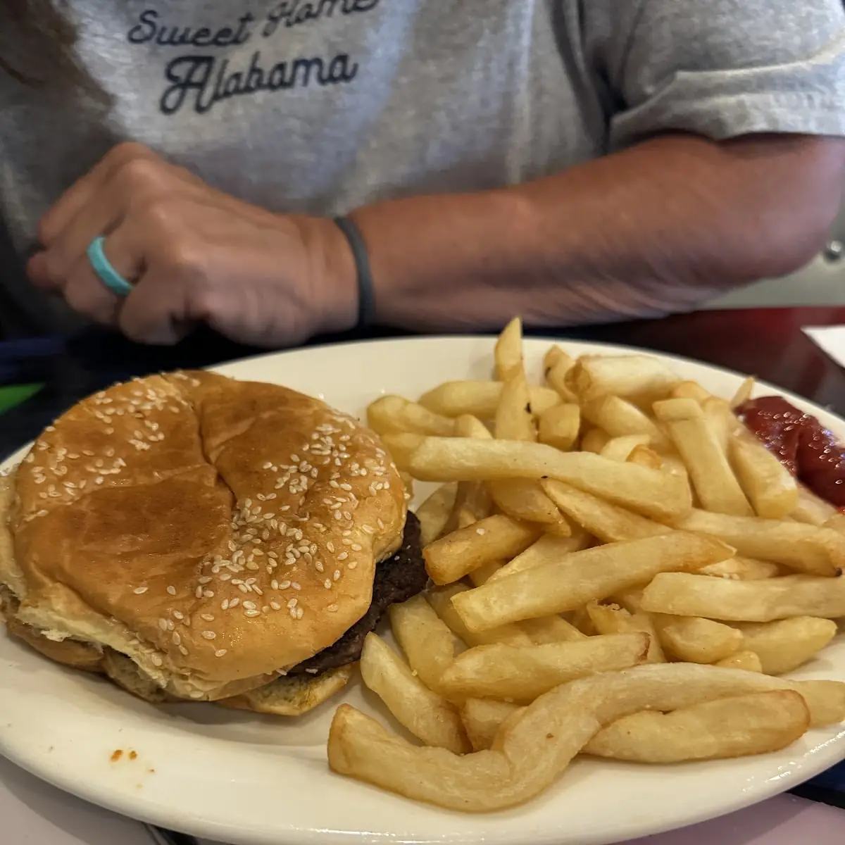 Burger and Fries
