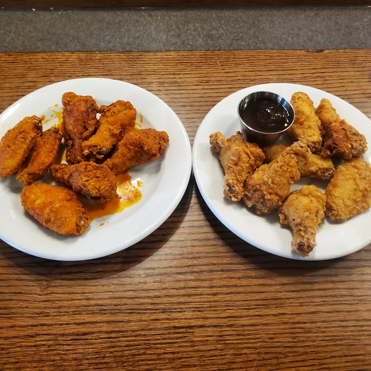 Breaded Chicken Wings, Tracie's Place Restaurant and Karaoke