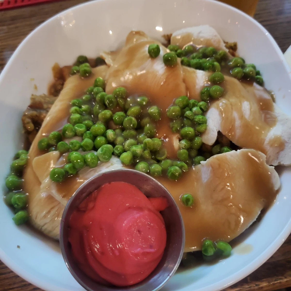 Turkey Dinner Poutine, Tracie's Place Restaurant and Karaoke