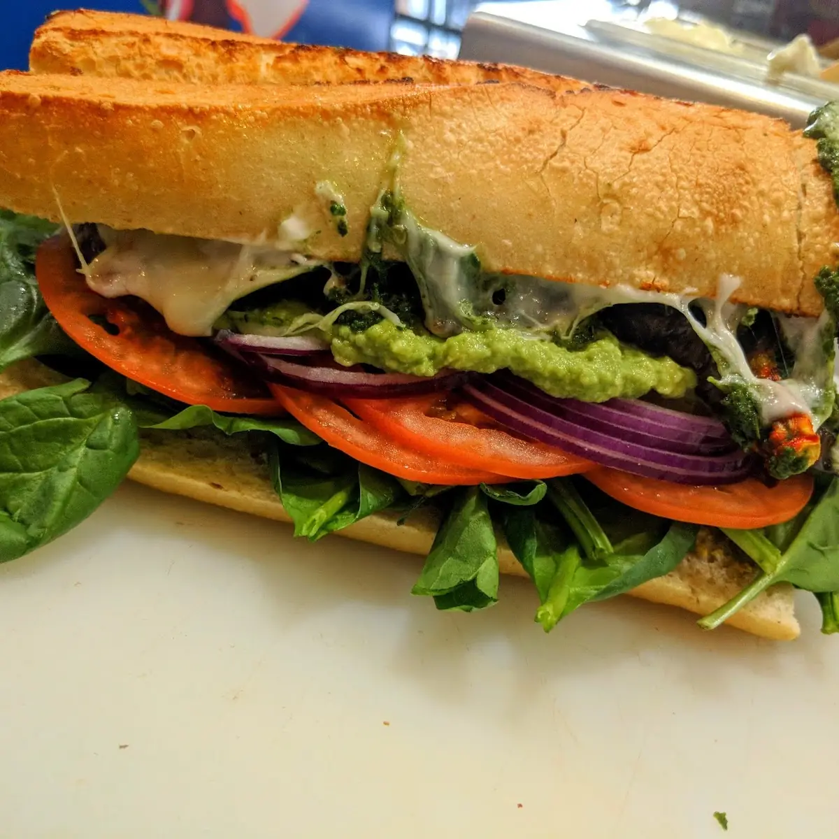 Grilled Egg Plant Sandwich