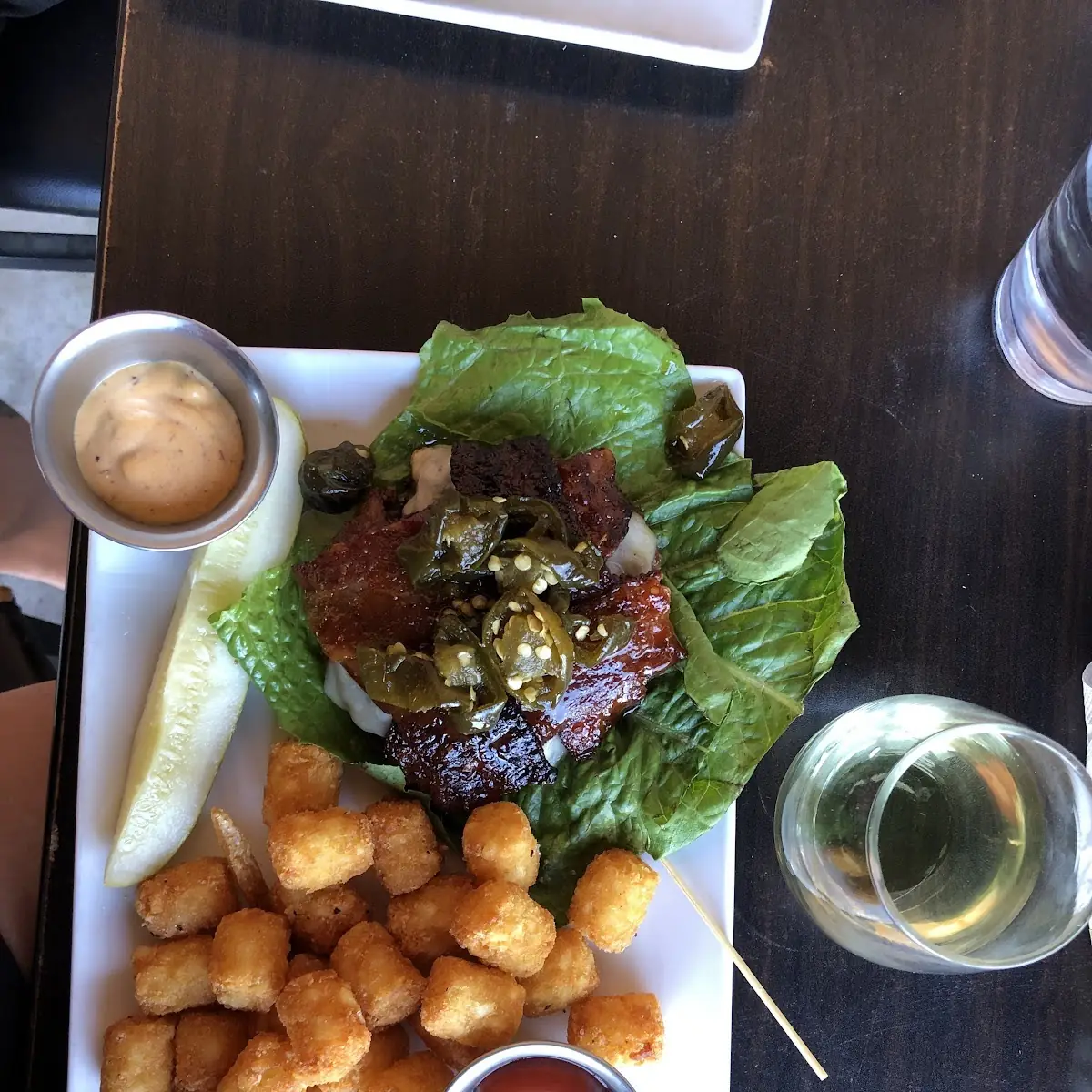 Burning Angus Burger Lettuce Wrapped