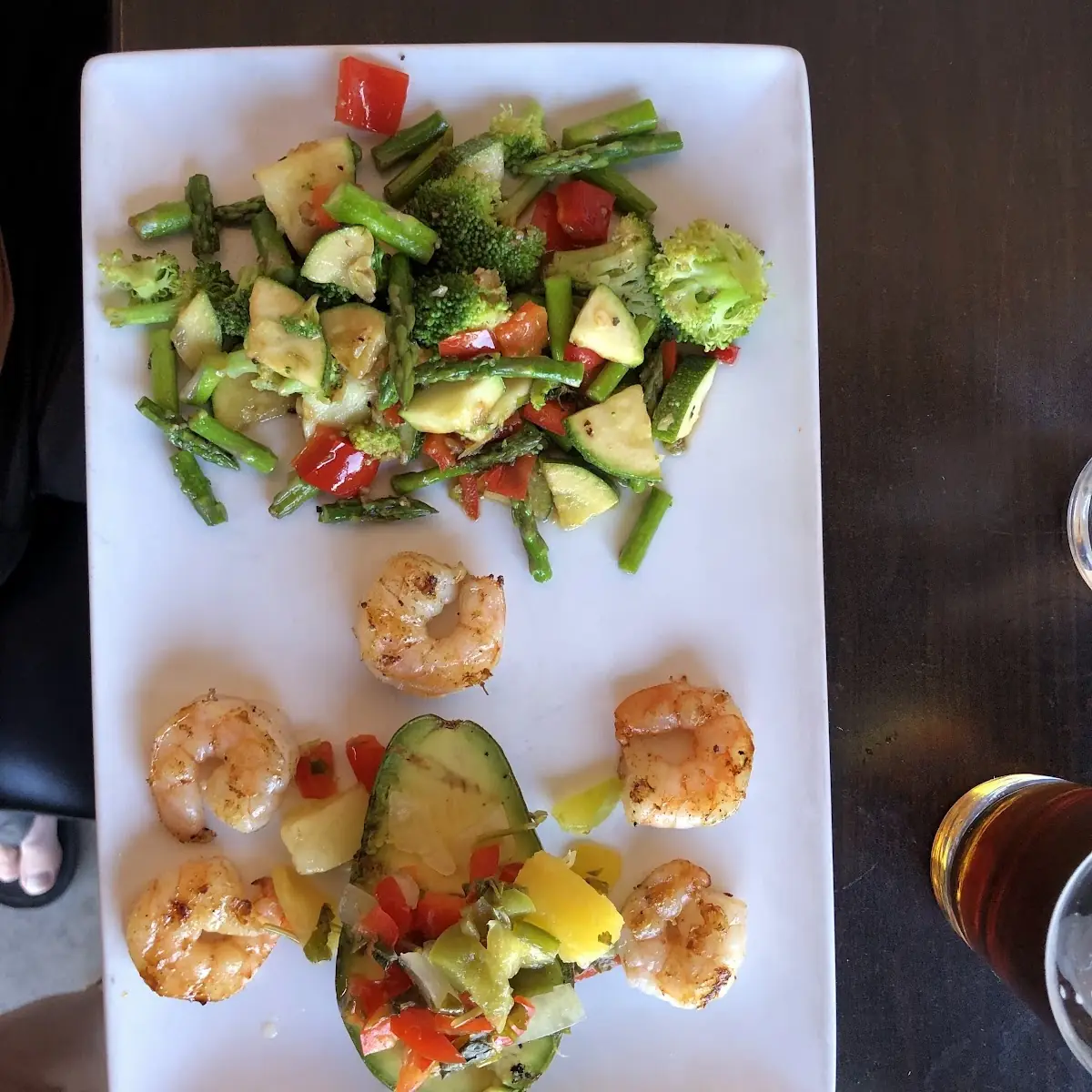 Grilled Shrimp Stuffed Avocado