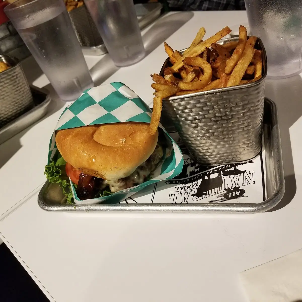 Spicy Honey Bacon Burger
