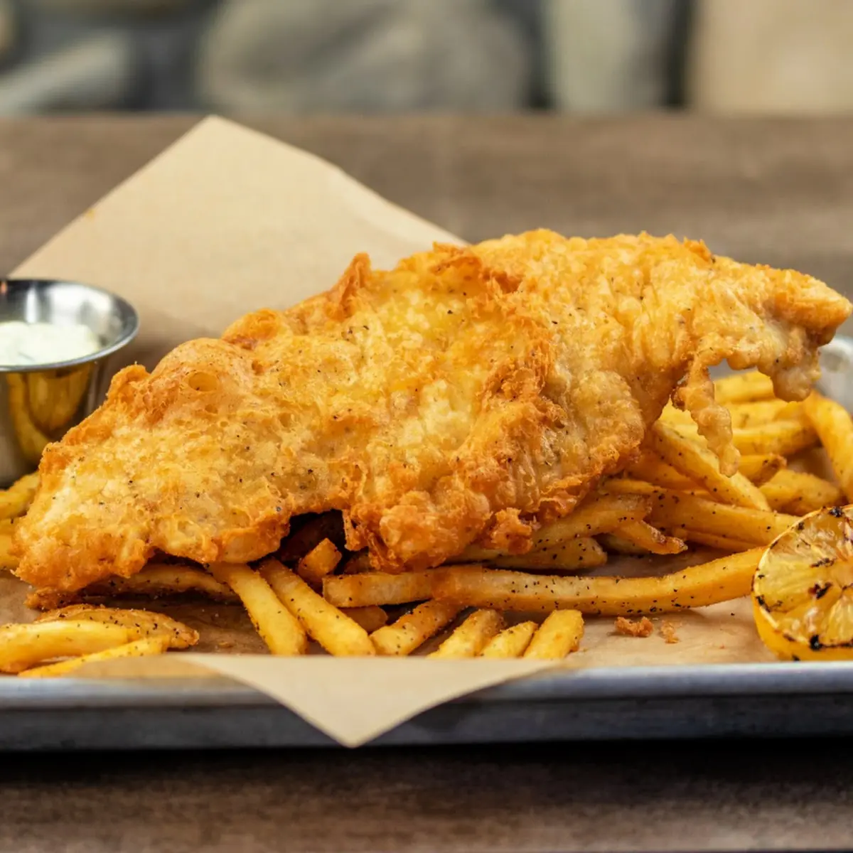 Beer Battered Fish & Chips
