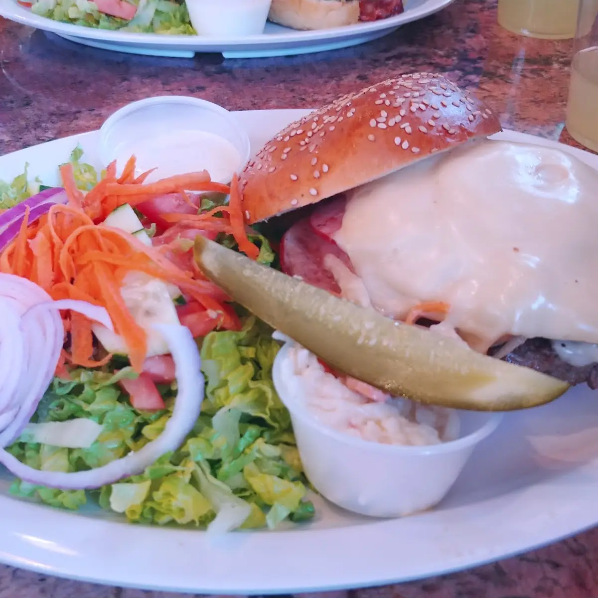 Mozzarella Cheeseburger Deluxe