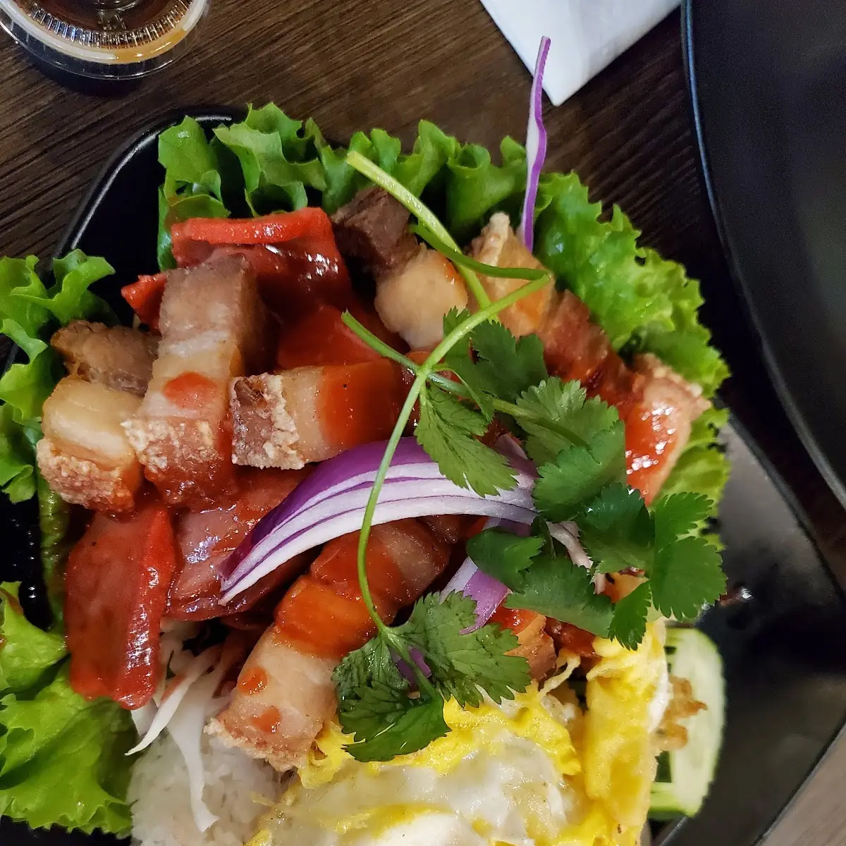 Khao Moo Kob Moo Dang