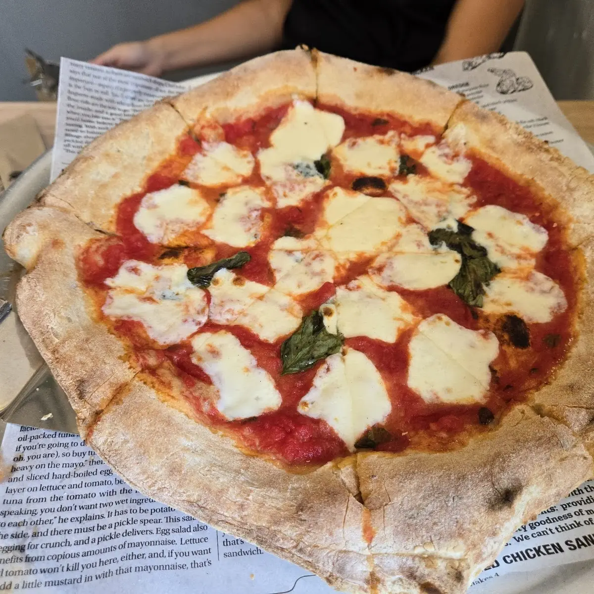 Margherita Pizza with Fresh Basil