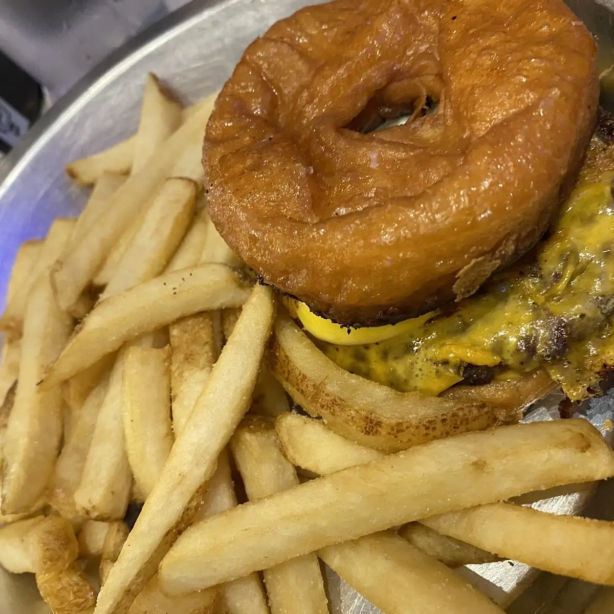 Glazed Donut Burger