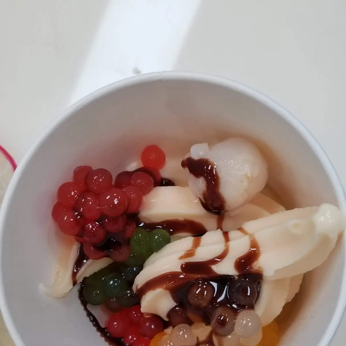 Soft Serve Ice Cream with Toppings