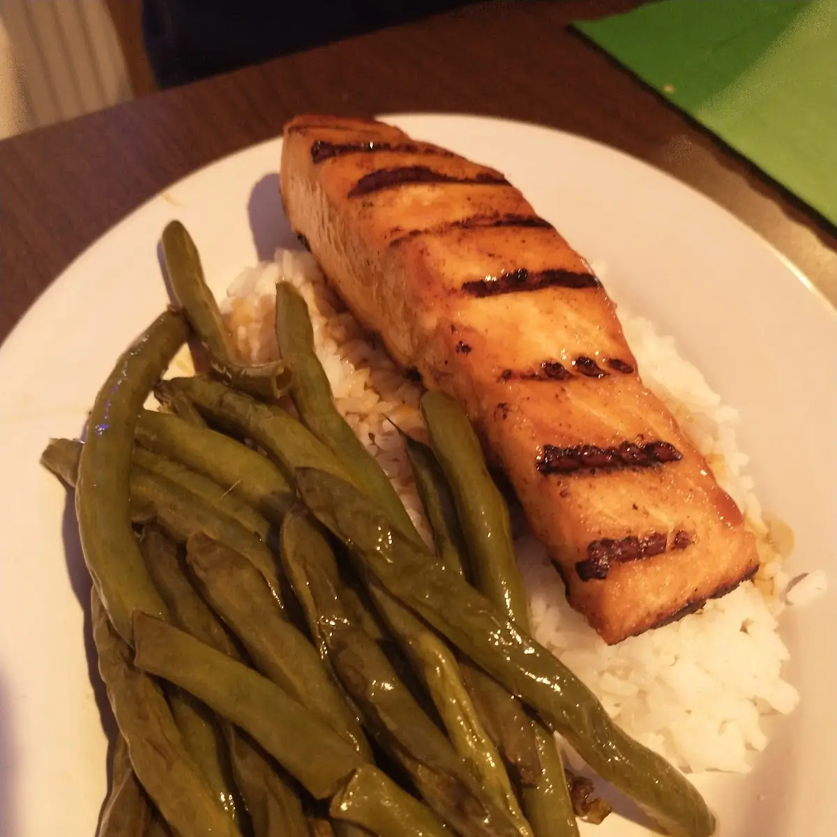 Salmon and Green Beans