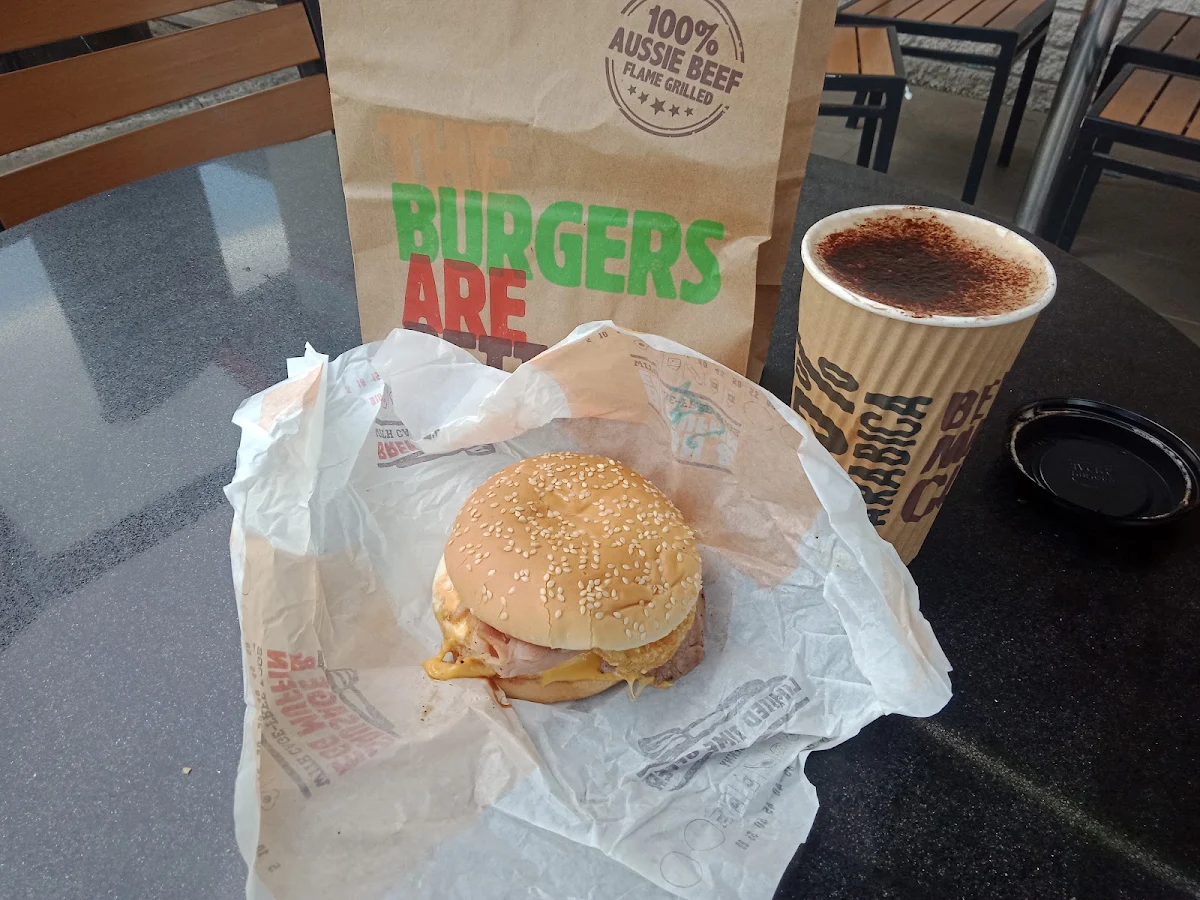 Bacon and Egg Brekky Roll, Hungry Jack's Burgers West Terrace