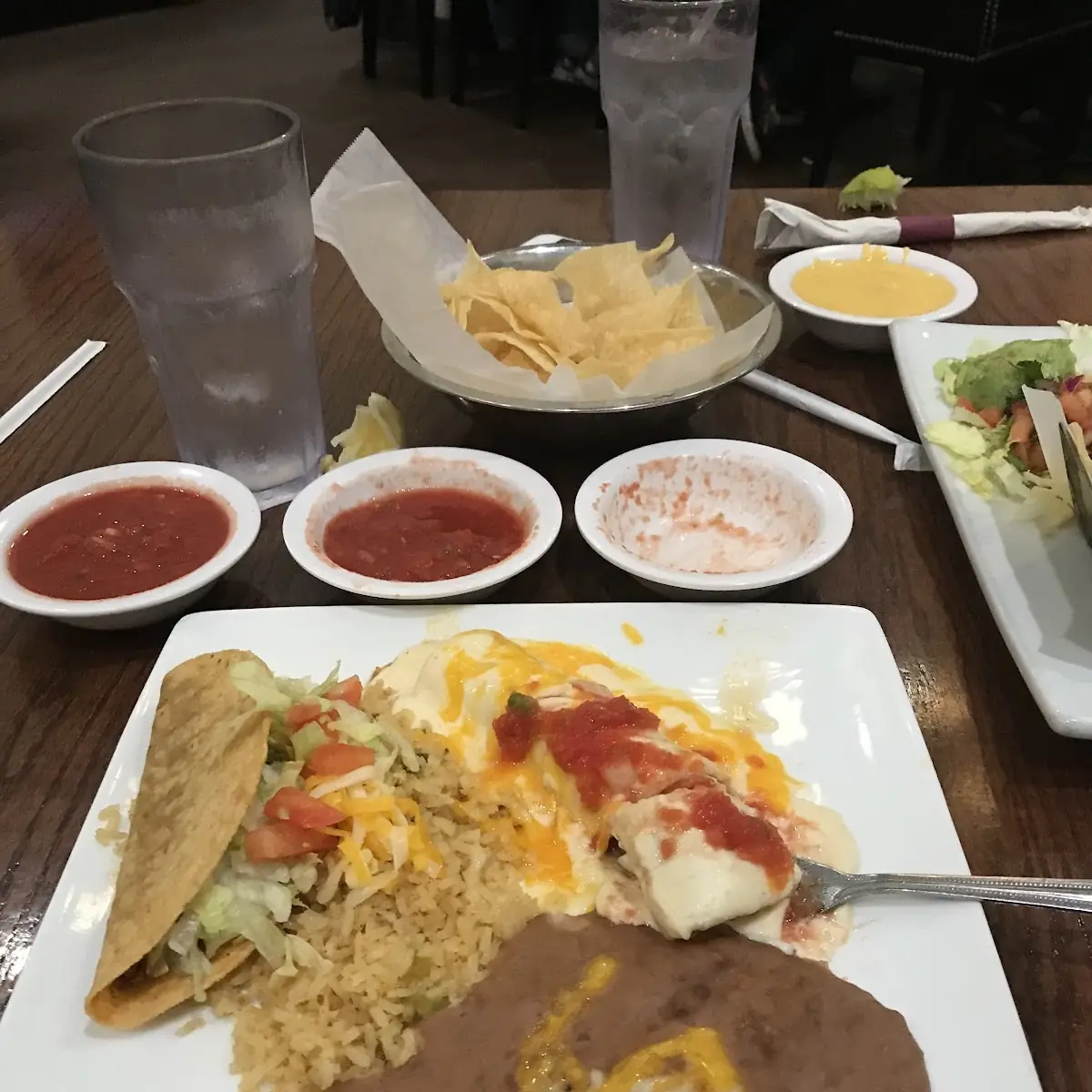 Sour Cream Chicken Enchiladas