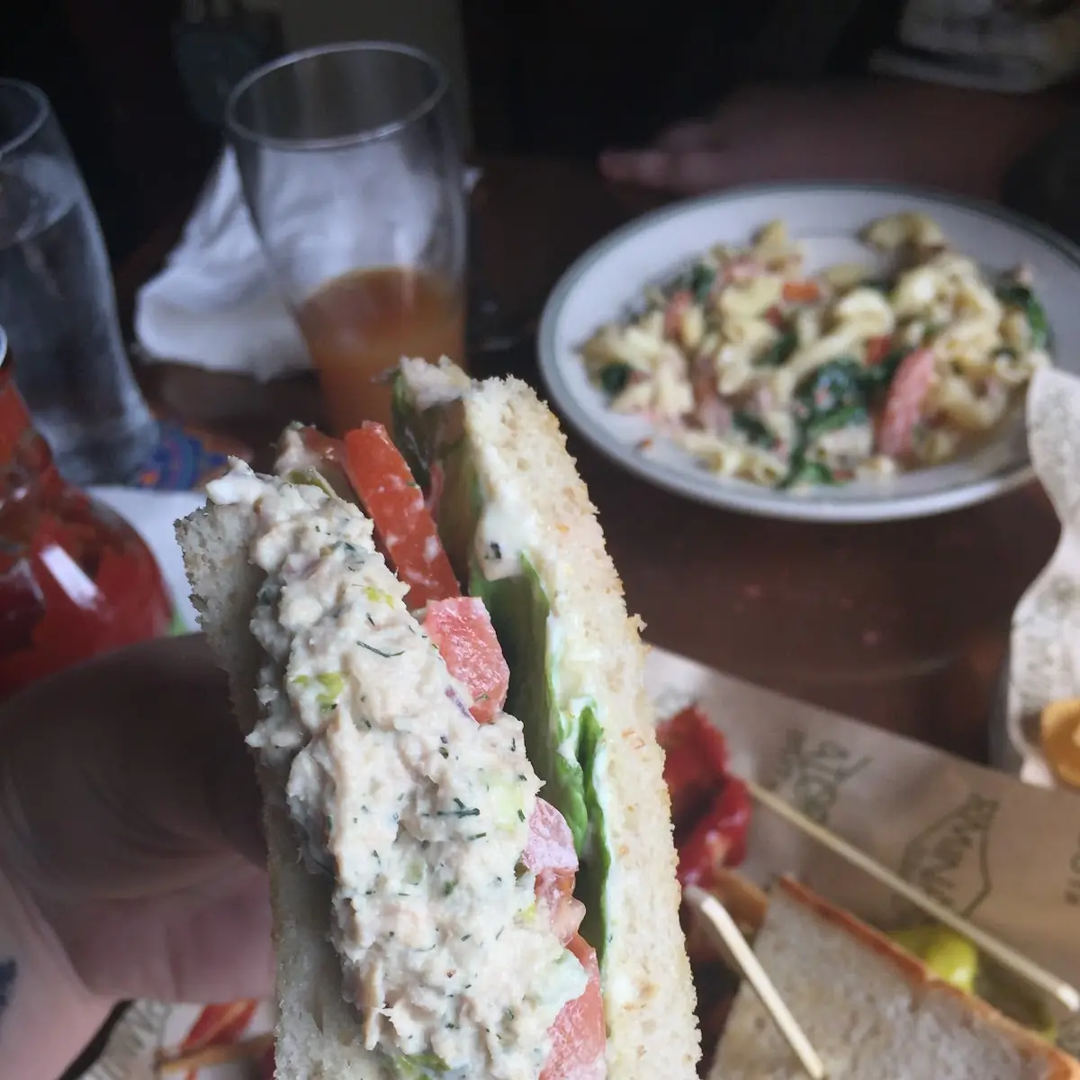 Dilly Tuna Salad Sandwich