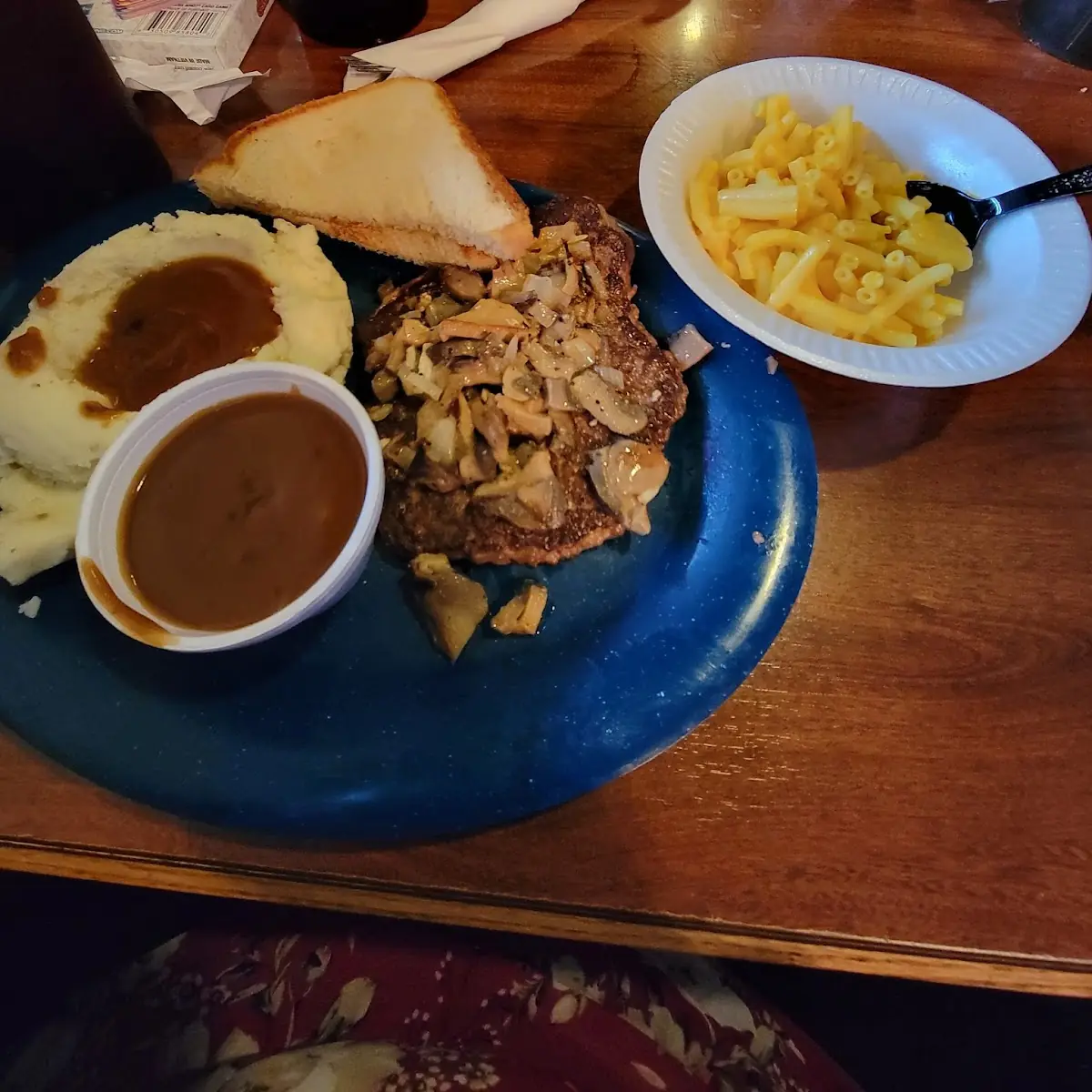 Hamburger Steak and Mashed Potatoes