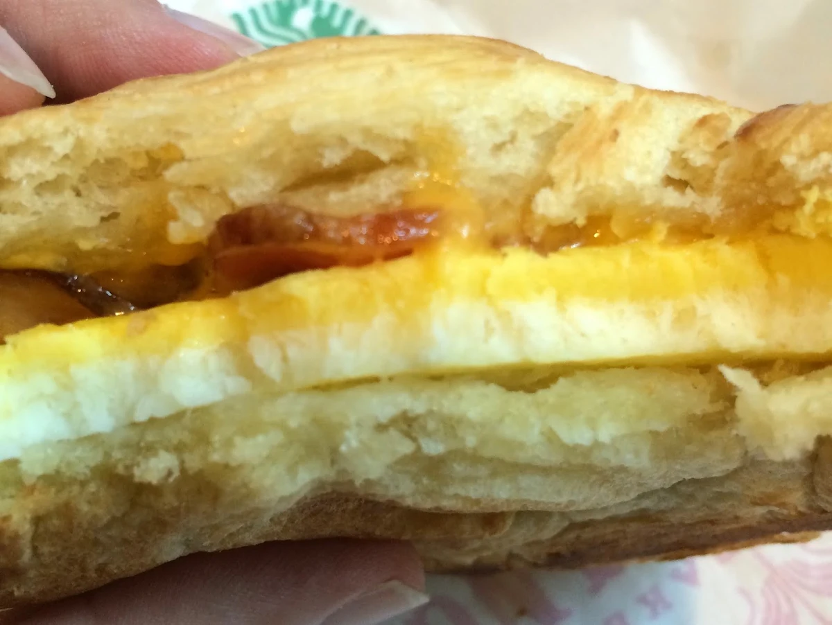 Bacon Egg & Cheddar Breakfast Sandwich