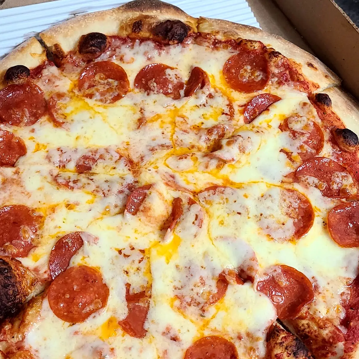 Pepperoni Pizza with Crisp Crust
