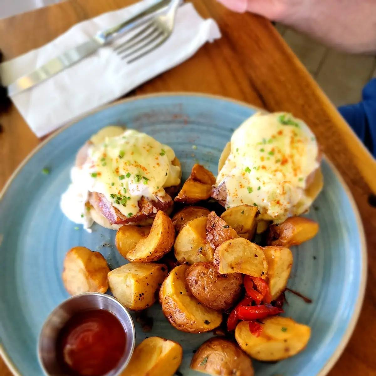Eggs Benedict with Seared Ahi