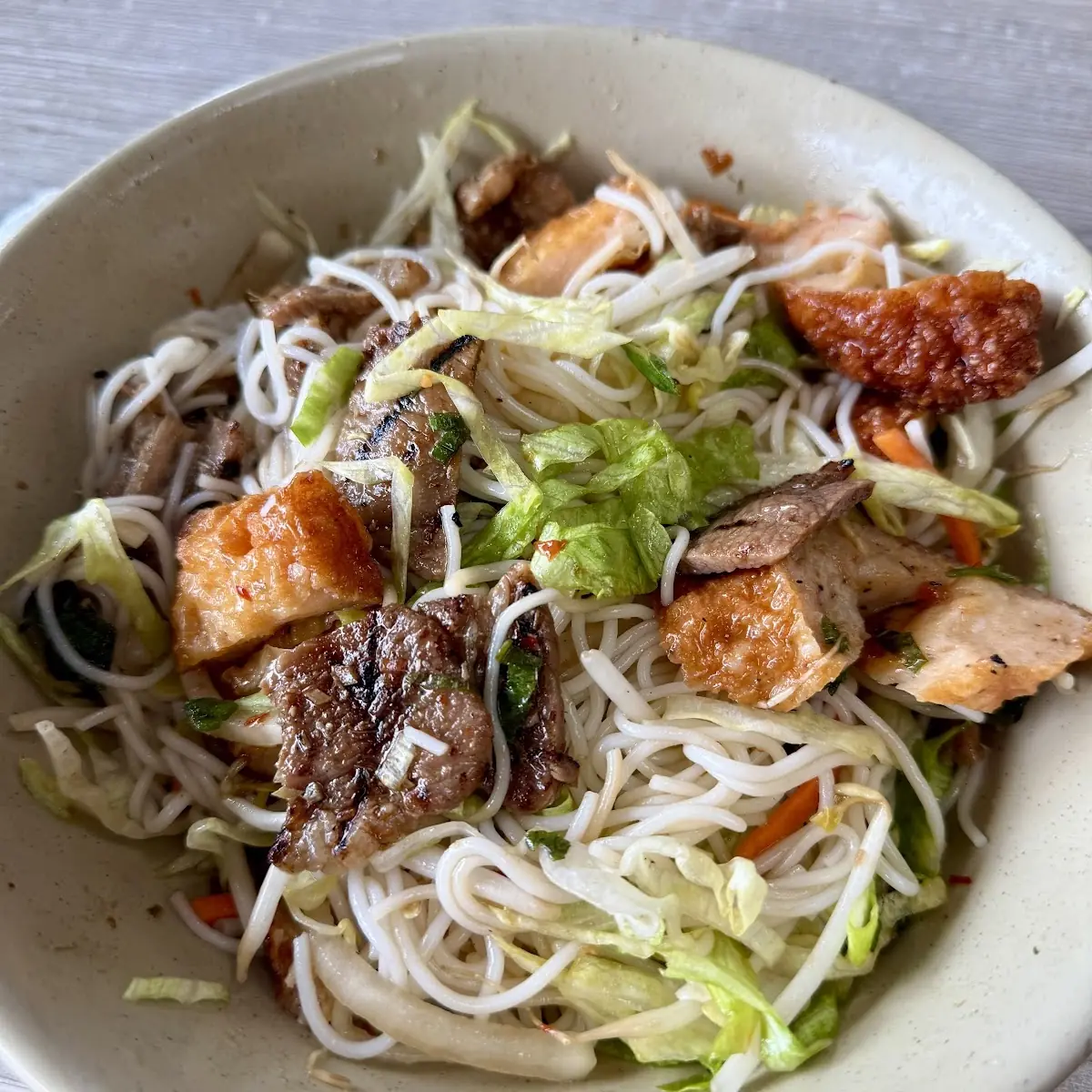 Bun Thit Nuong Chao Tom