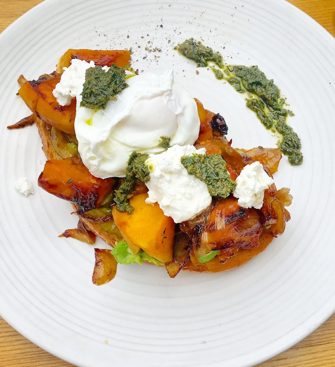Pumpkin Bruschetta, Coffee Brothers.