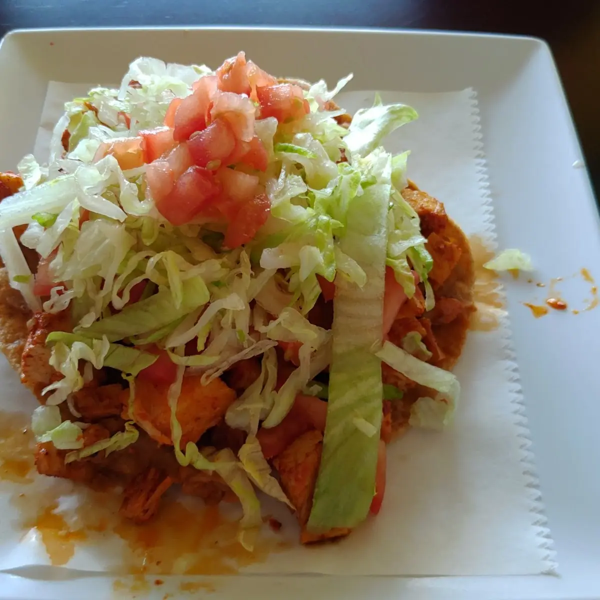 Chicken Tostada