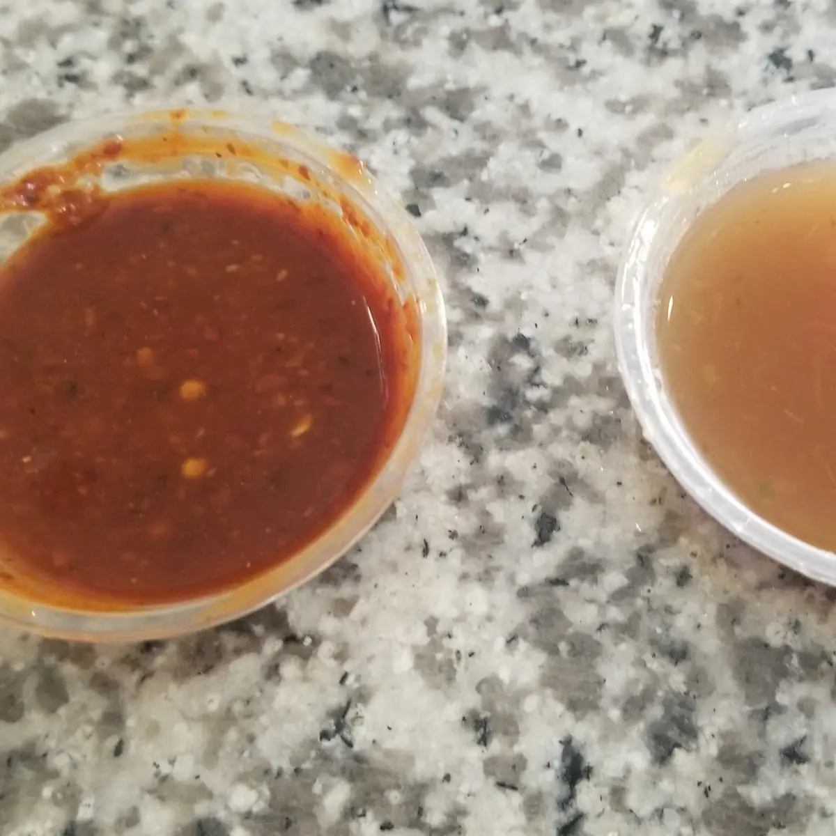 Mild and Hot Sauce