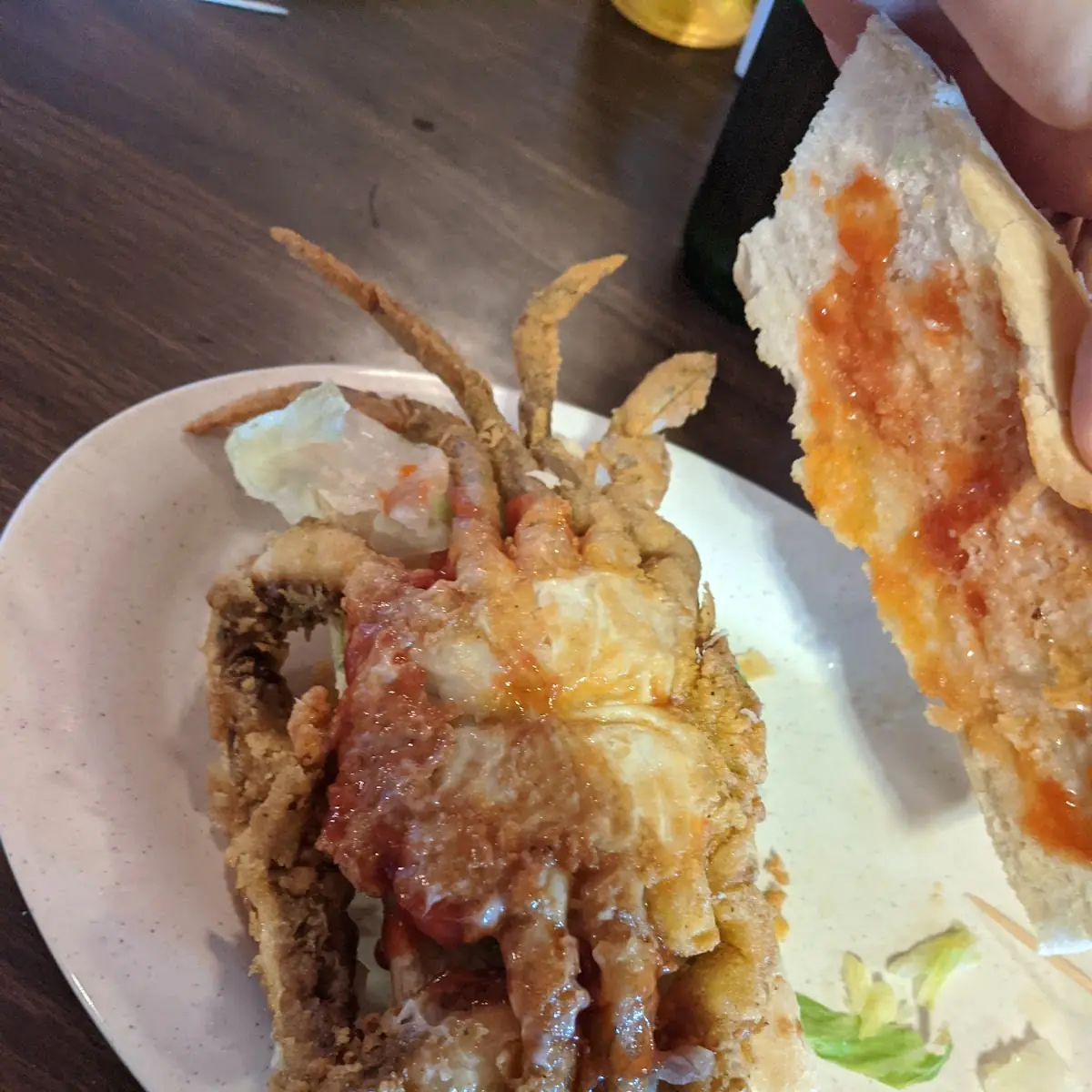 Soft Shell Crab Poboy