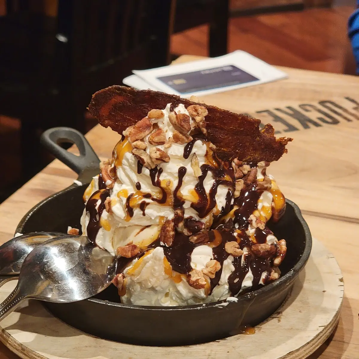 Deep Fried Brownie Sundae