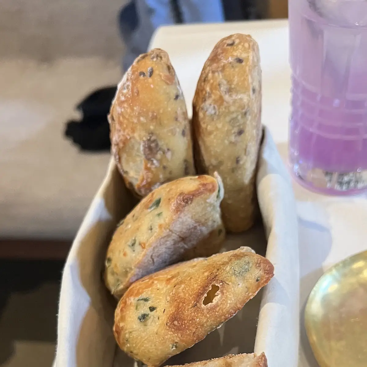 Assorted Bread Basket with Butter
