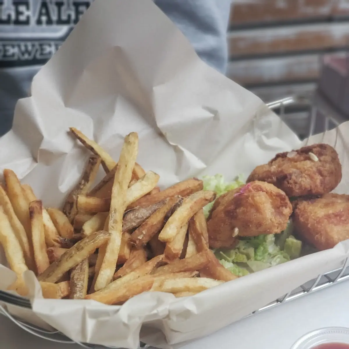 Lemon Pepper Shark Bites Basket