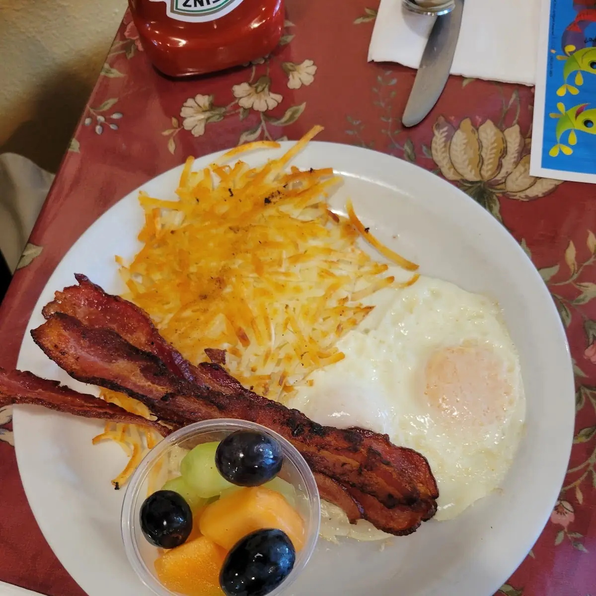 Bacon Eggs and Hash Browns