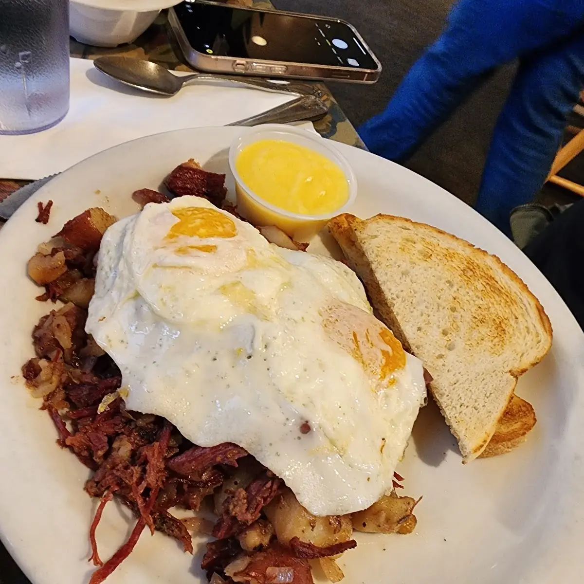 Corned Beef Hash & Eggs