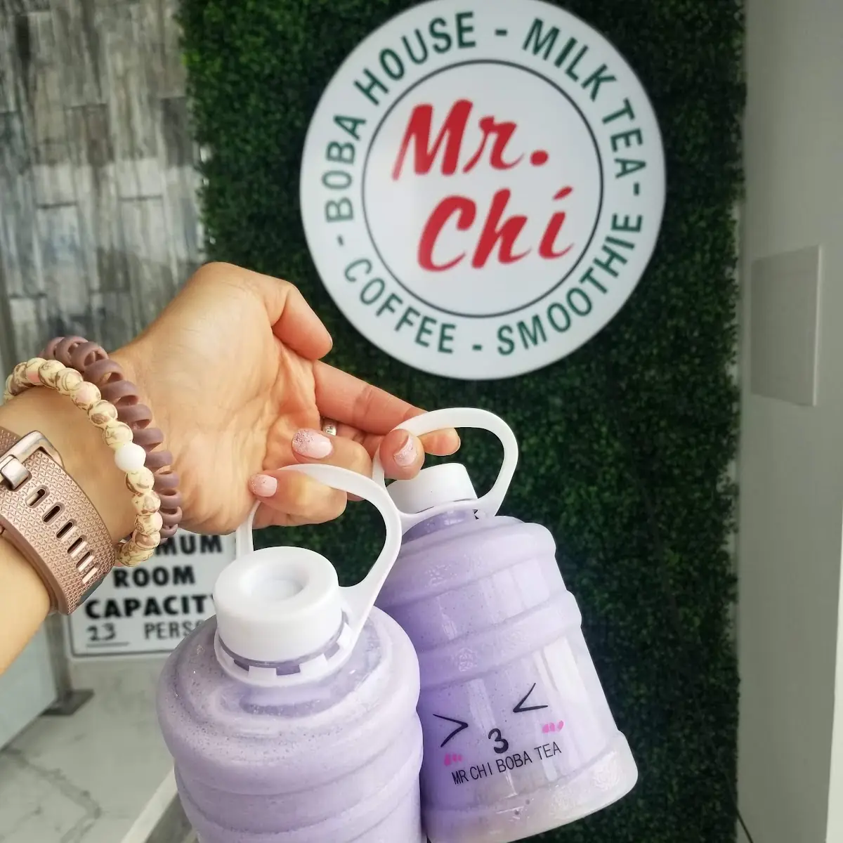 Taro Coconut Smoothie w Taro Pudding