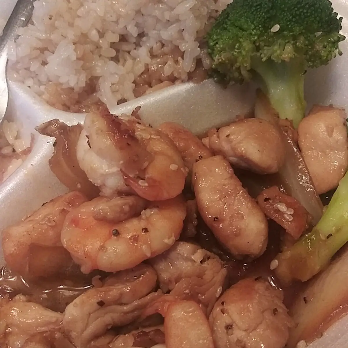 Steamed Chicken & Shrimp w Vegetable