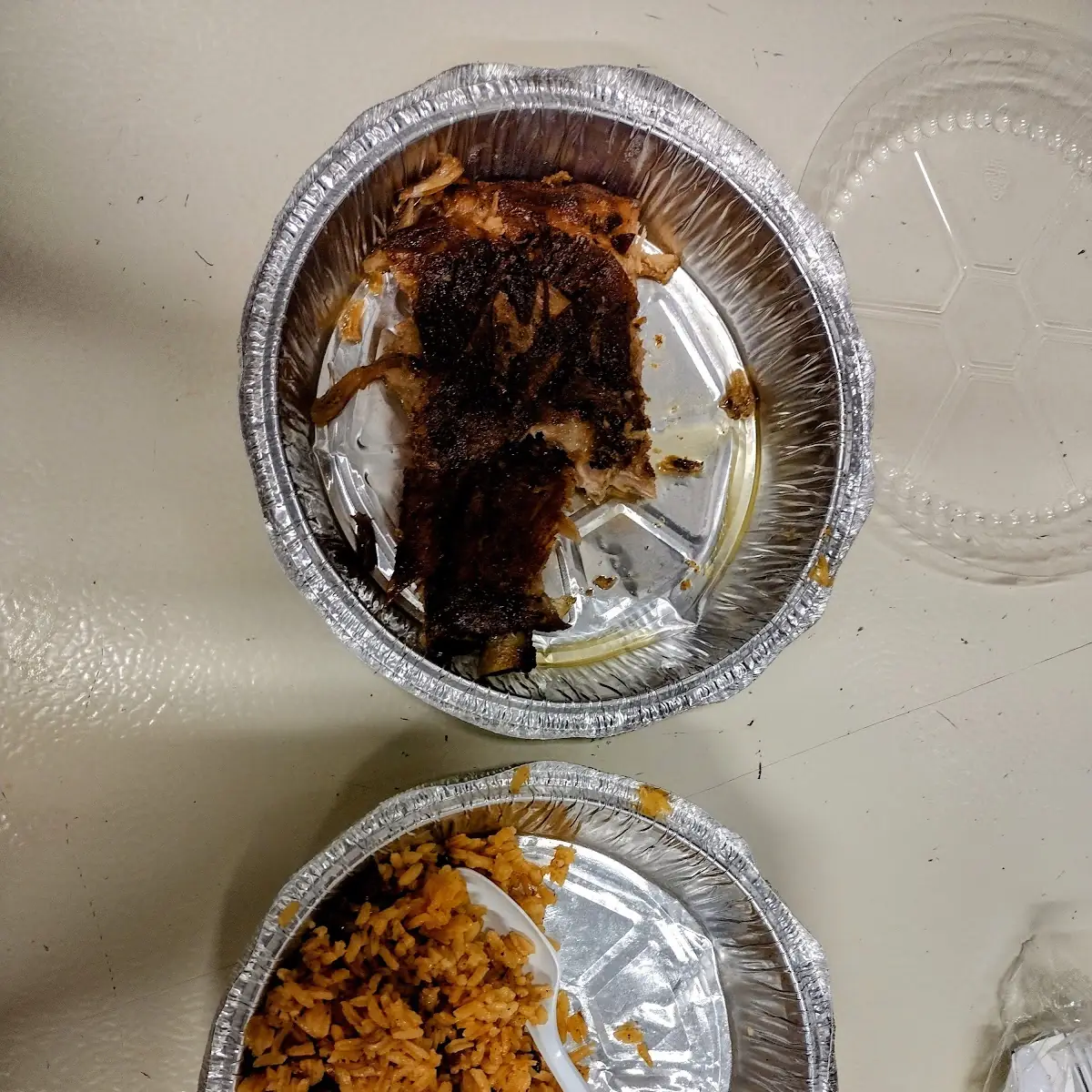 Baked Ribs and Spanish Rice