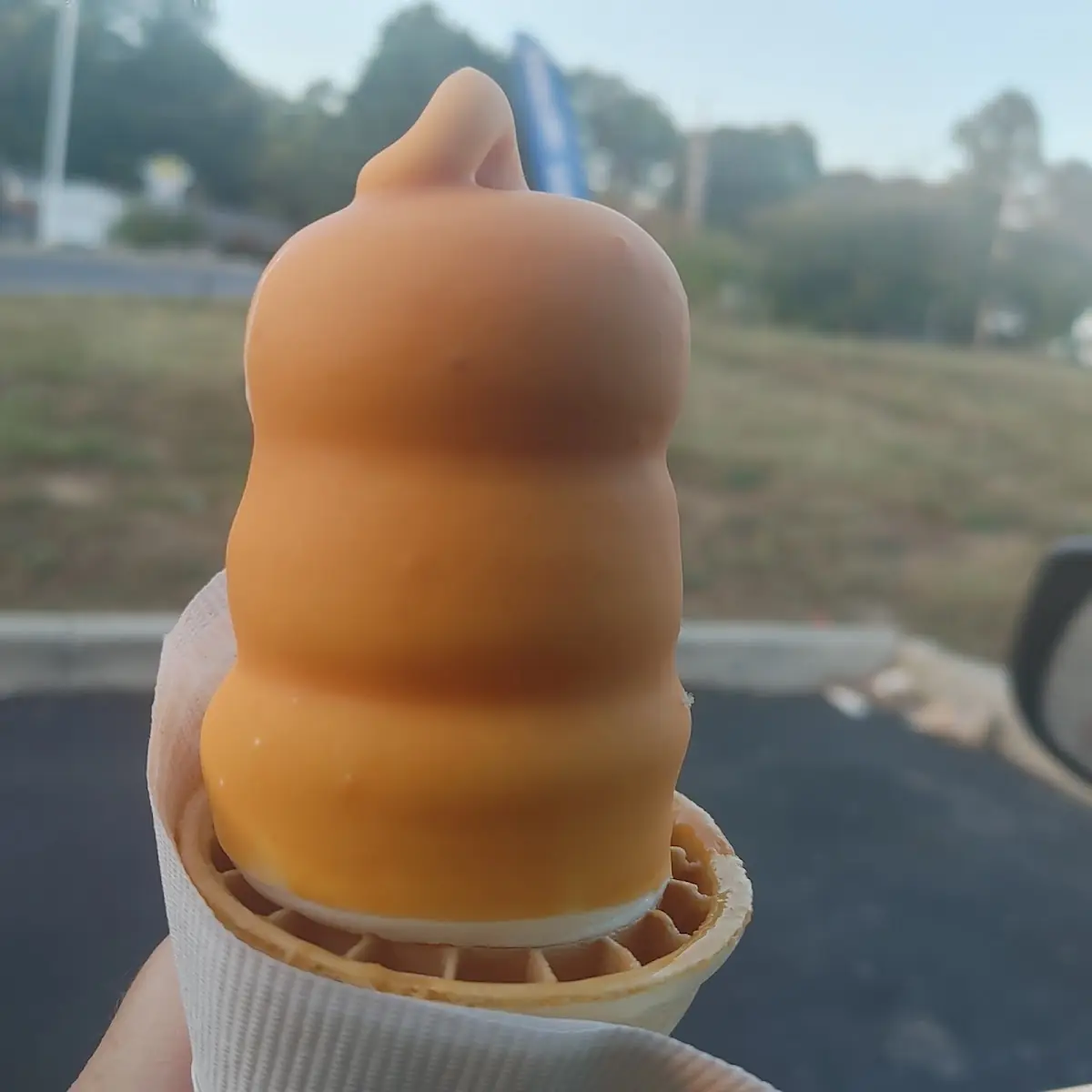 Butterscotch Dipped Cone