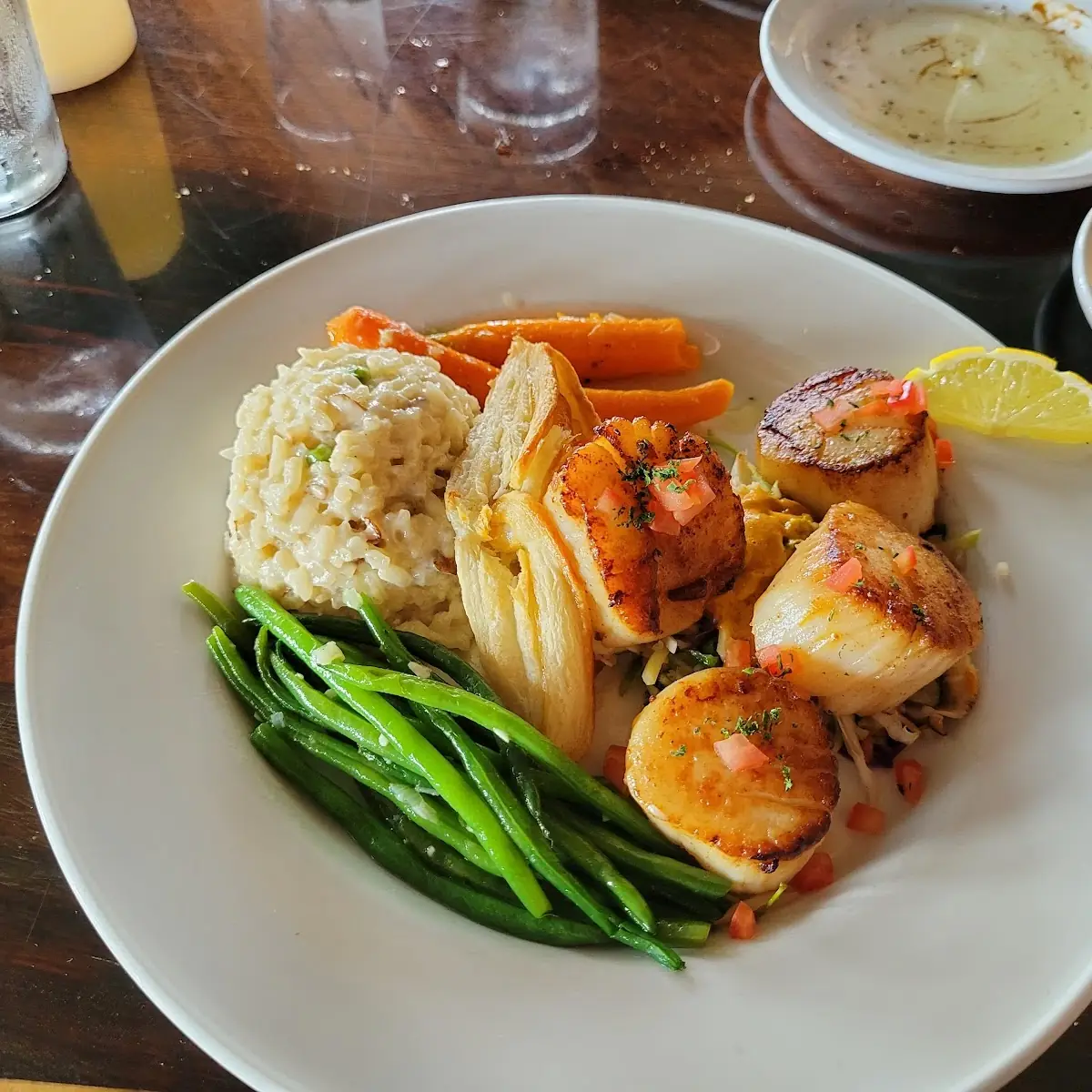 Scallops with Garlic Sauce