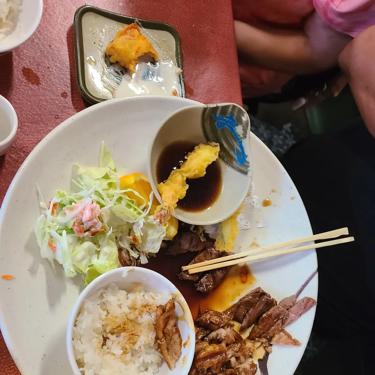 Chicken Teriyaki & Tempura