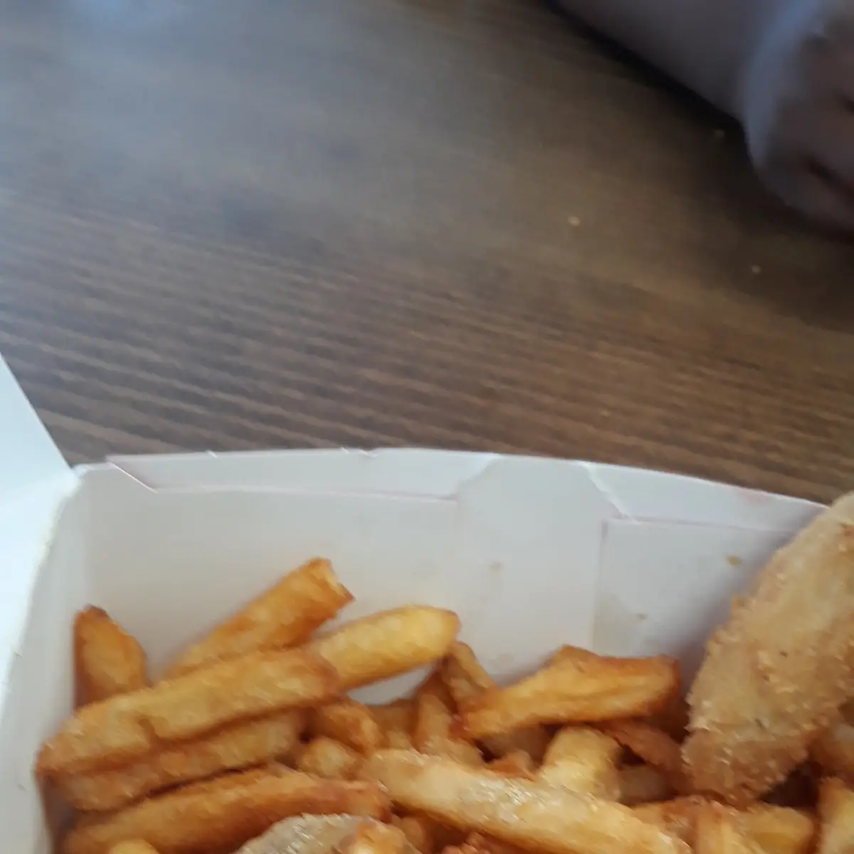 Perch Fish Chicken Wings and Fries