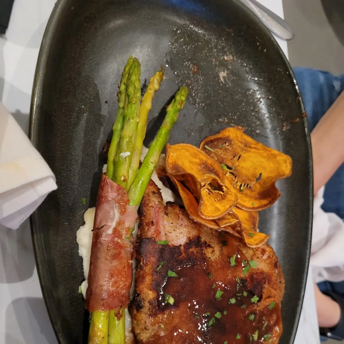 Veal Chop Saltimbocca