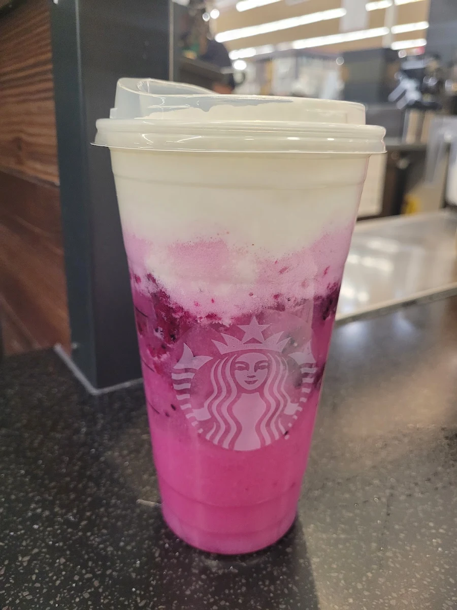Dragon Fruit with Sweet Cold Foam