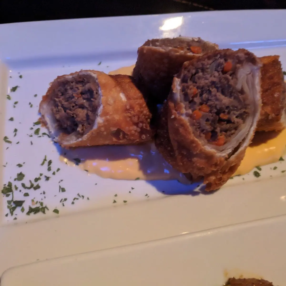 Cheese Steak Egg Rolls