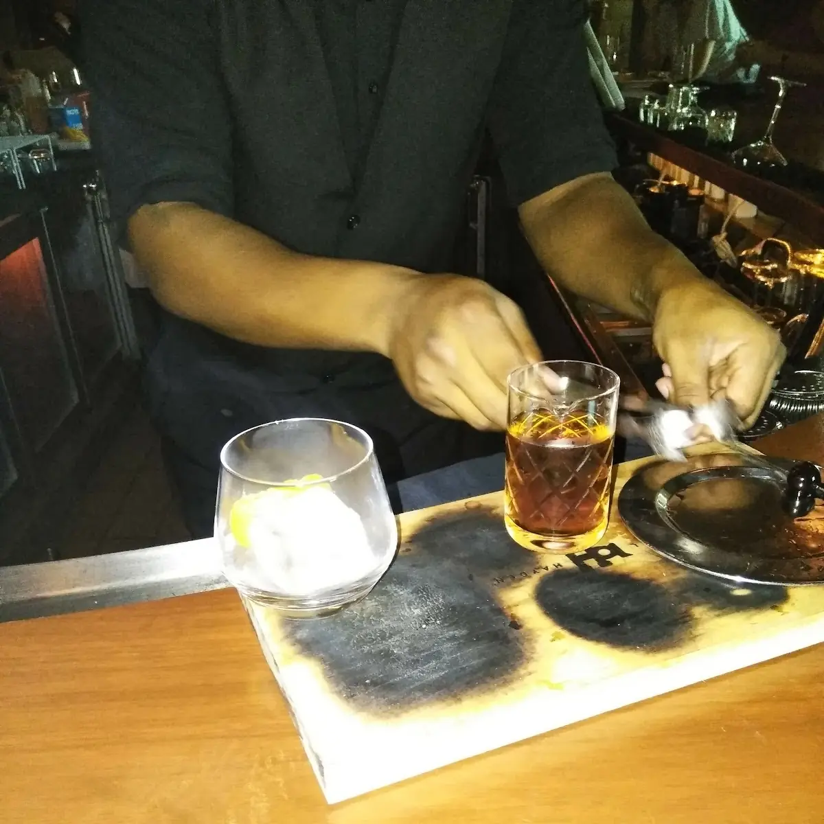 Smoked Old Fashioned