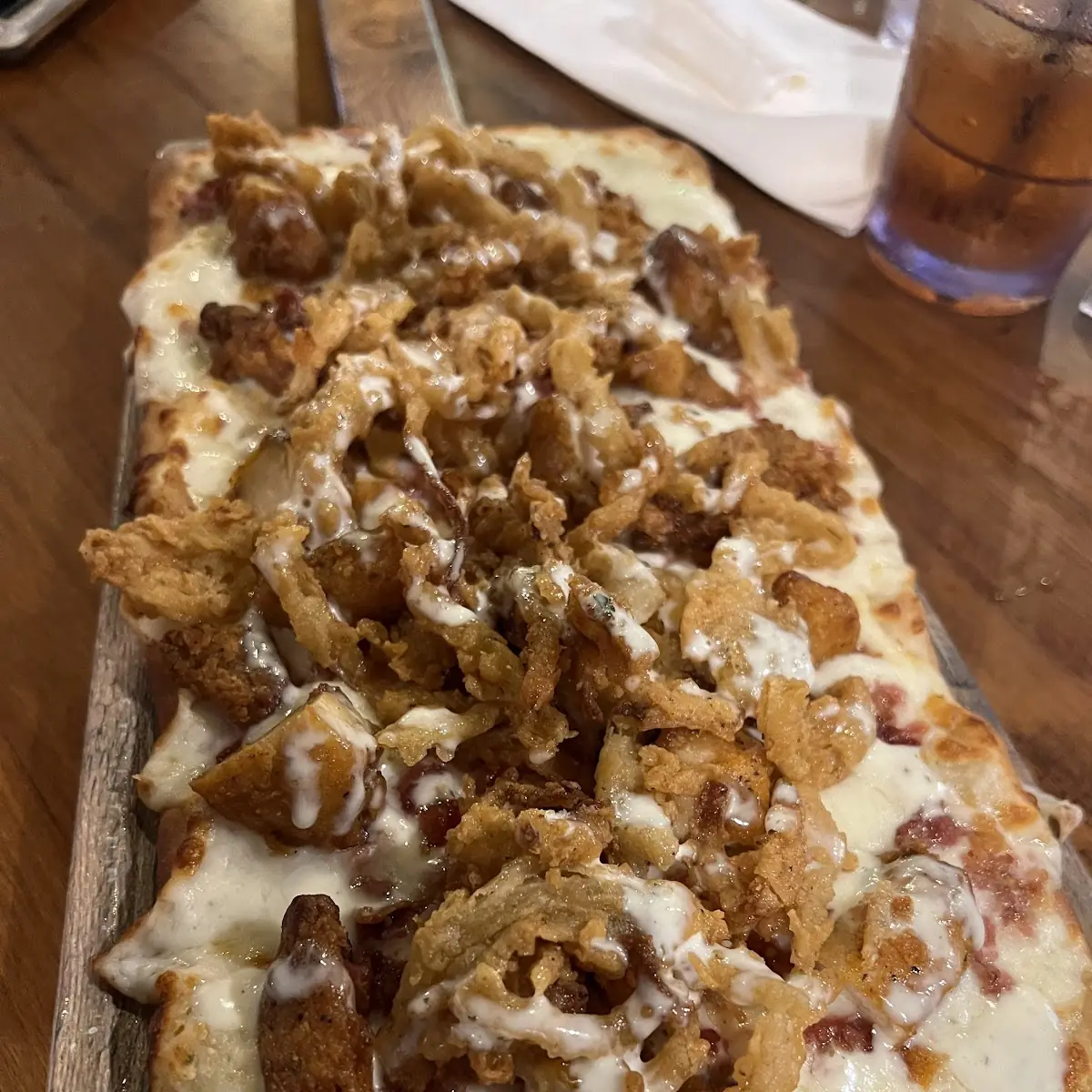 Chicken Bacon Ranch Flatbread